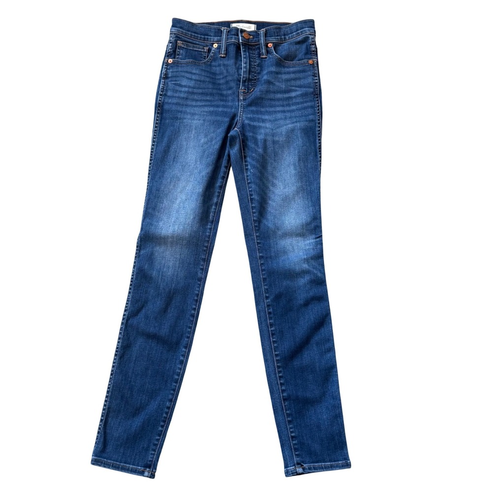 Madewell High-Rise Skinny Jeans Women 26 Blue Medium Wash Denim